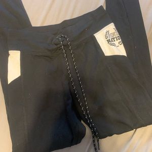 pink vs xs leggings with ties